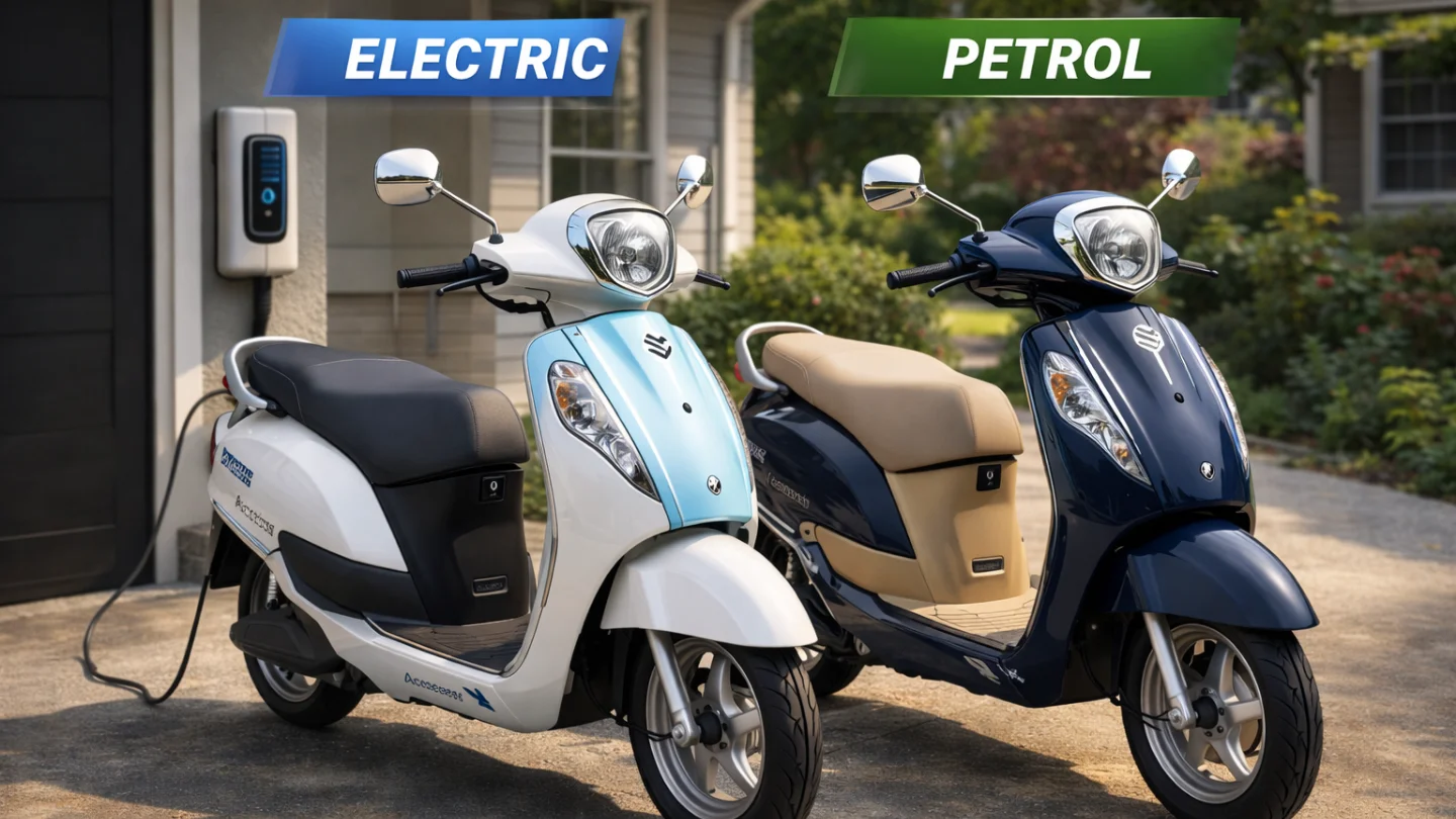 Suzuki Access 125 vs e-Access Electric