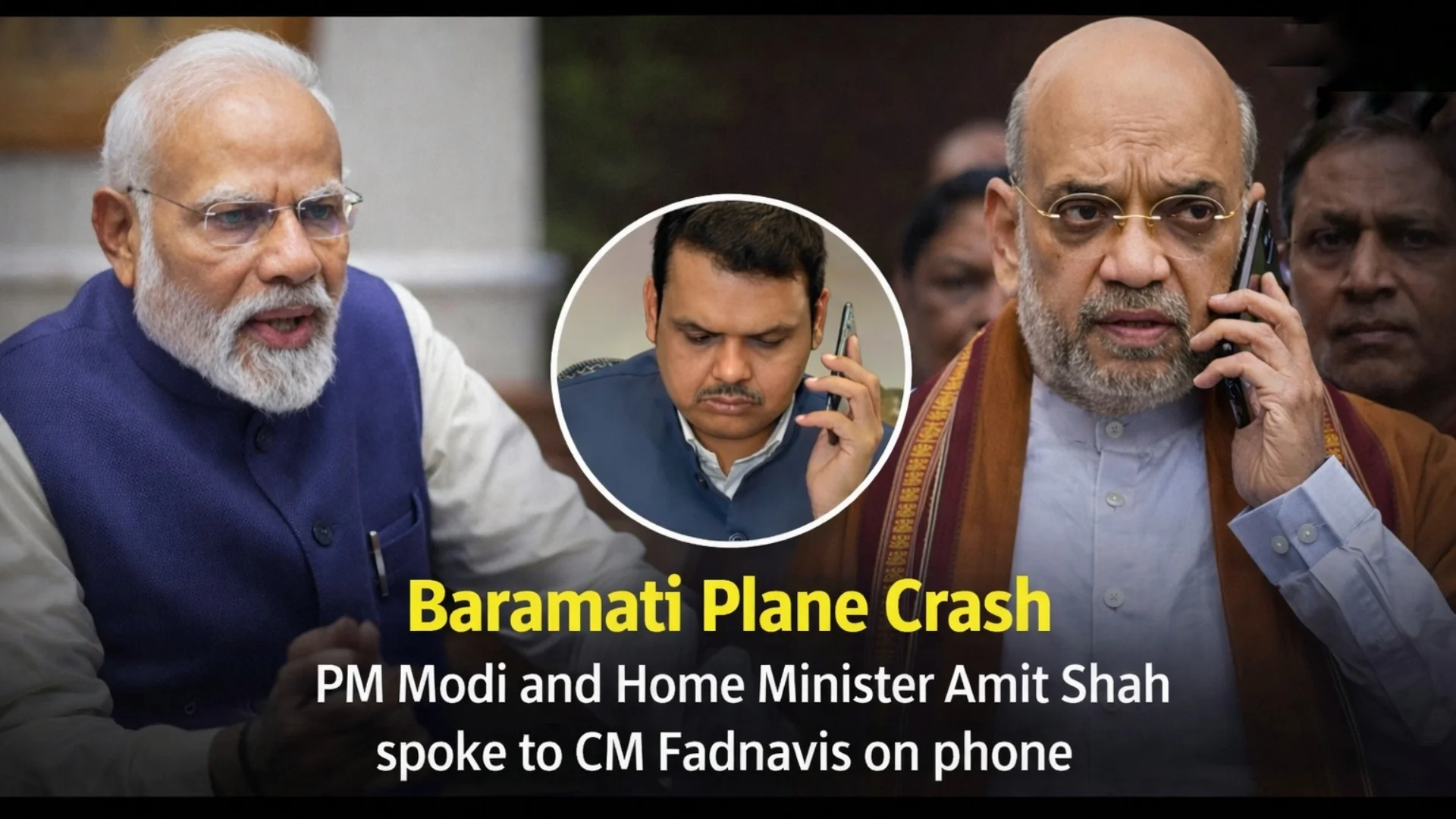 The plane crash in Baramati